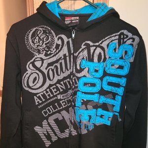 South Pole Kids Jacket with Black and Blue Design